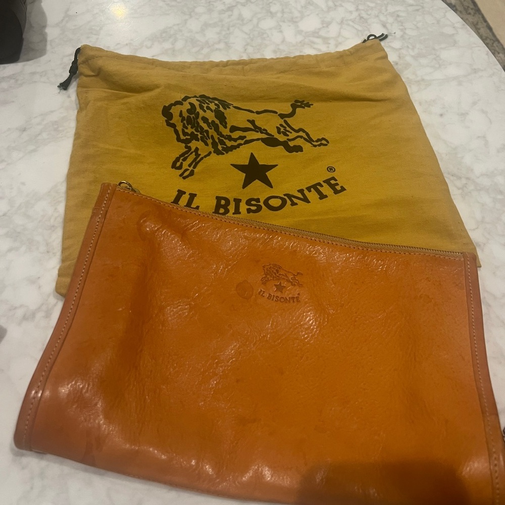 Il Bisonte Vachetta Zippered Clutch - Picture 7 of 7